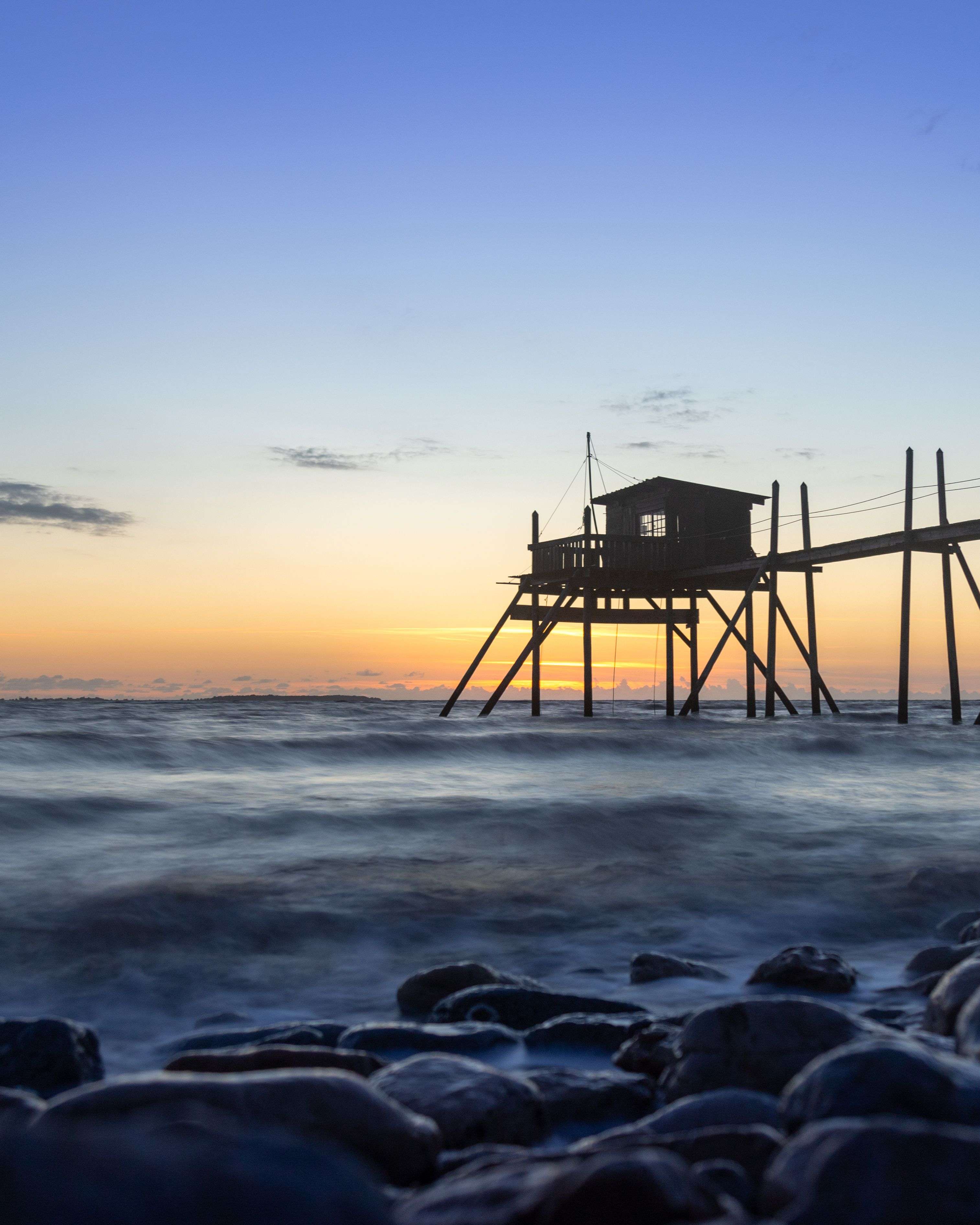 Cabane sur l'eau