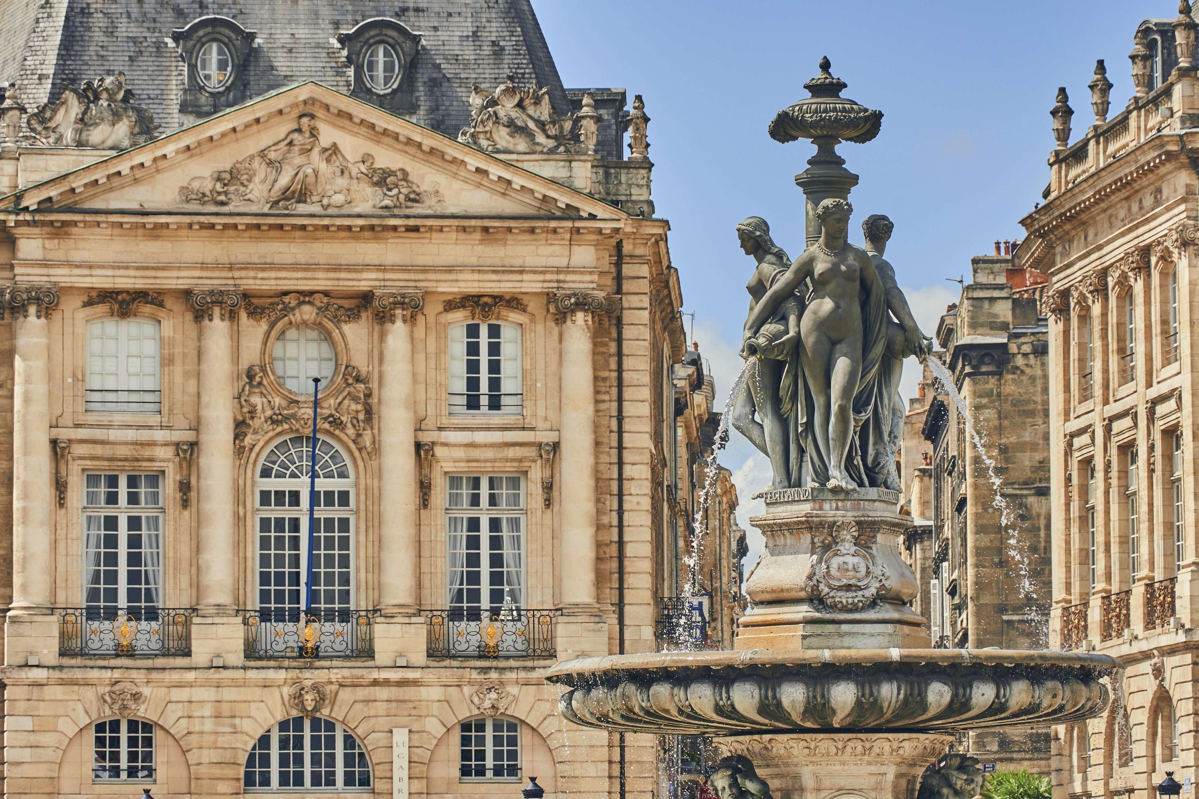 Place de la Bourse à Bordeaux